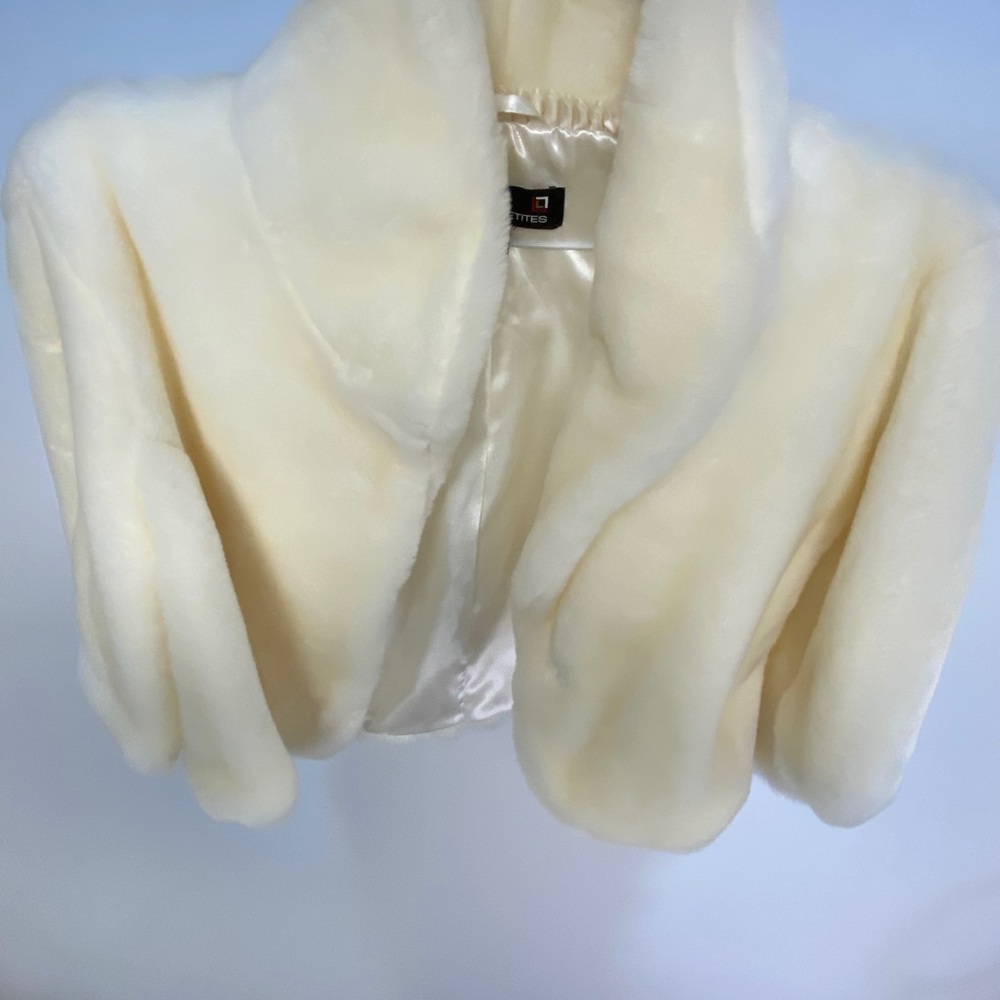Cream coloured cover up for prom/wedding or night